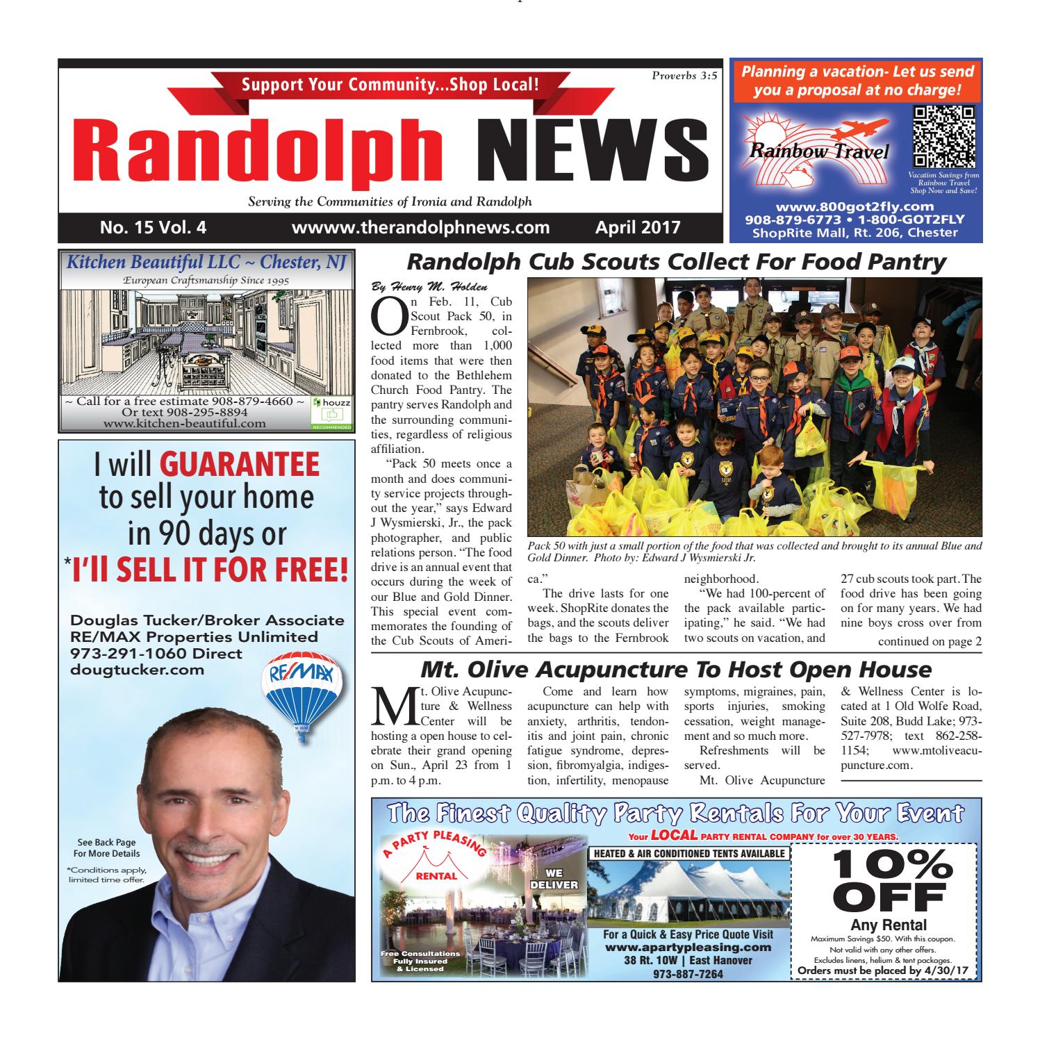 Randolph news april 11, 2017 final by My Life Publications..Maljon LLC