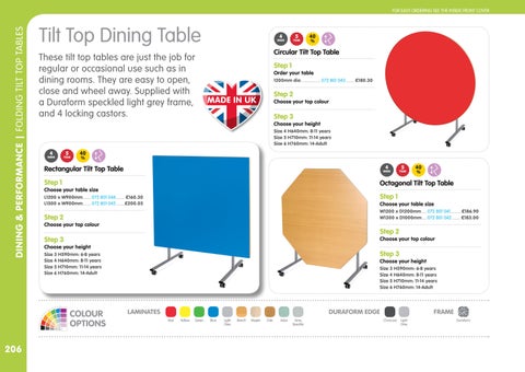 Procurement Services KCS 家具目录 Dining 2017/18 第 12 页