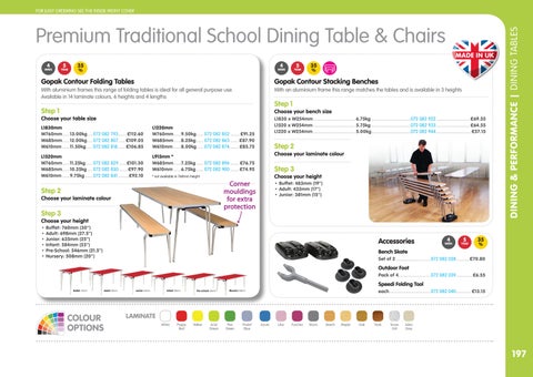 Procurement Services KCS 家具目录 Dining 2017/18 第 3 页