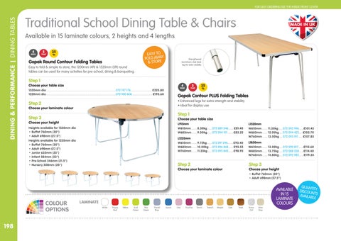 Procurement Services KCS 家具目录 Dining 2017/18 第 4 页