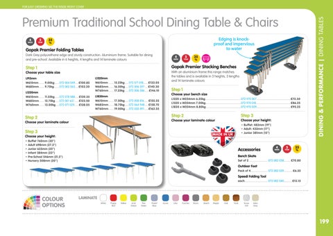 Procurement Services KCS 家具目录 Dining 2017/18 第 5 页