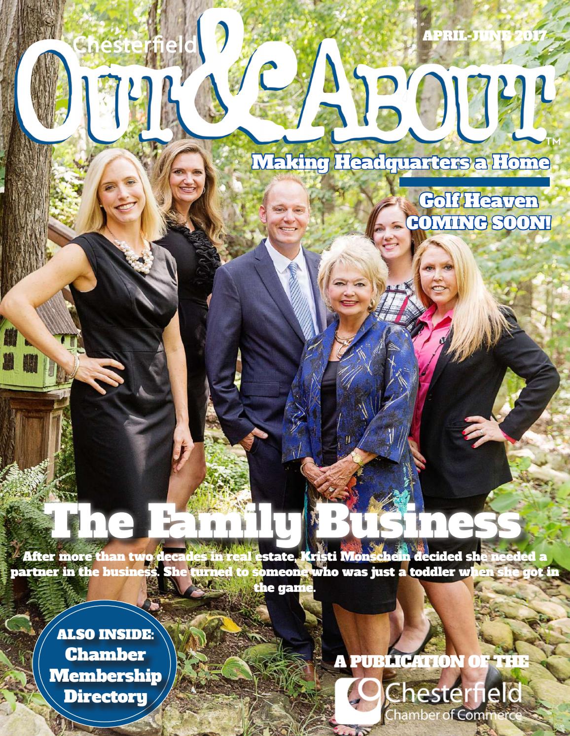 Out About Magazine for April June 2017 by Chesterfield Mo