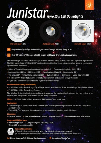 Lighting Plus 灯饰目录 · Lightingplus 筒灯 册 2017 第 17 页