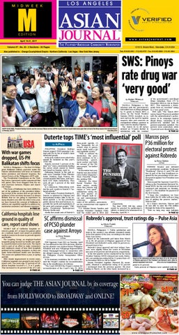 La Midweek Edition April 19 21 2017 By Asian Journal Community Newspapers Issuu