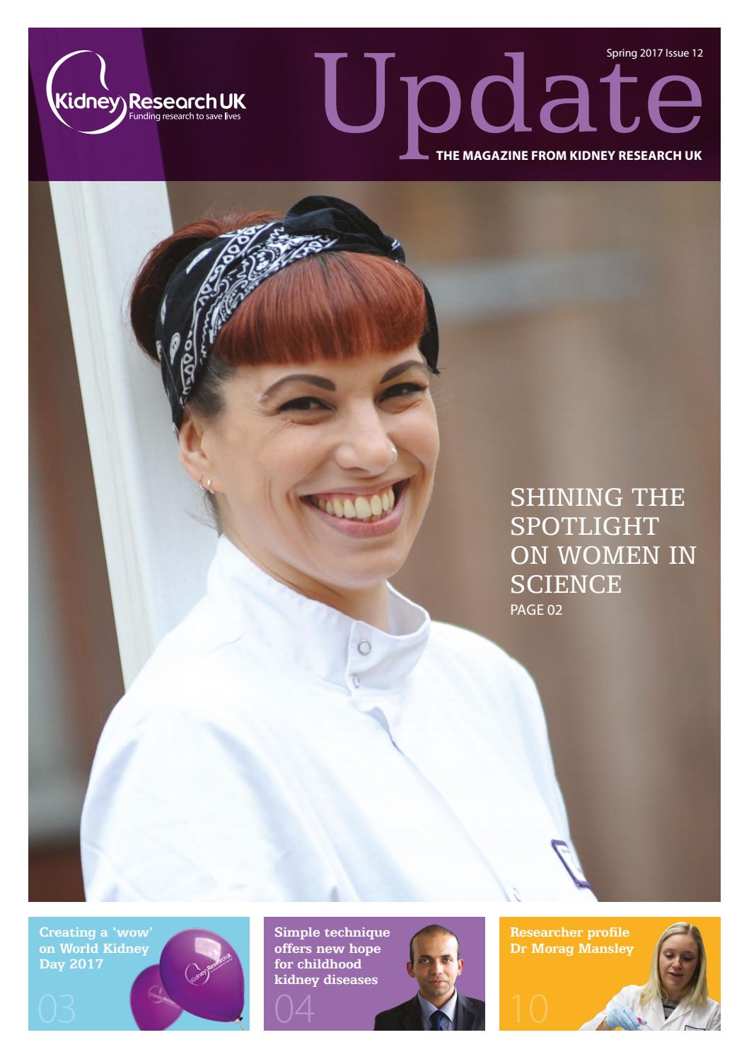 Update Spring 2017 Issue 12 By Kidney Research UK Issuu