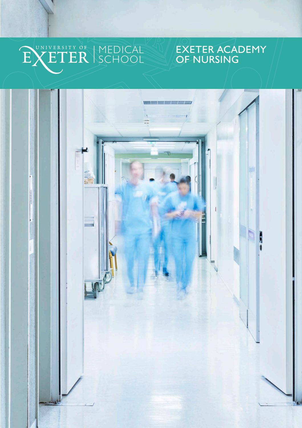 Exeter Academy of Nursing brochure 2018 by University of Exeter Issuu