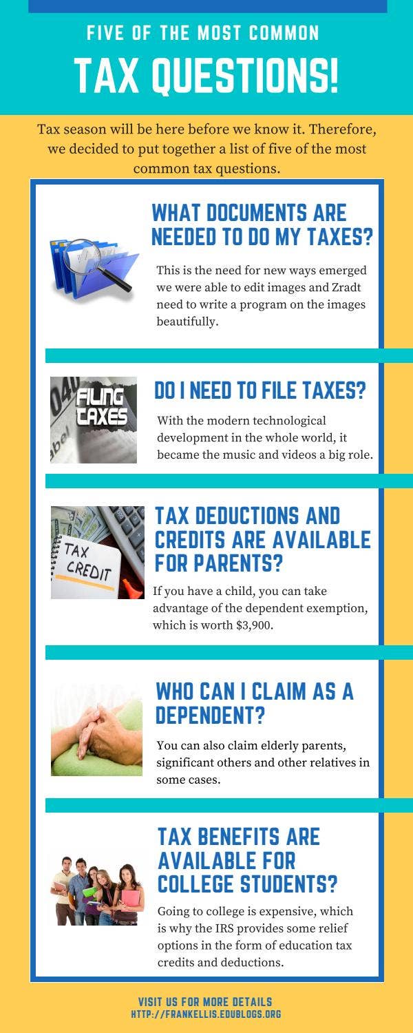 Five of the most common tax questions by conclubiltz - Issuu