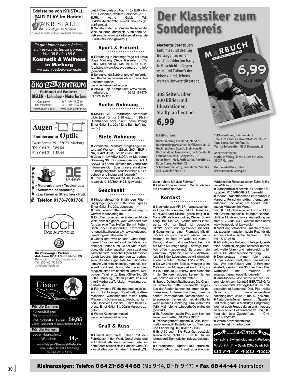 Marburger Magazin Express 17 2017 By Ulrich Butterweck Issuu