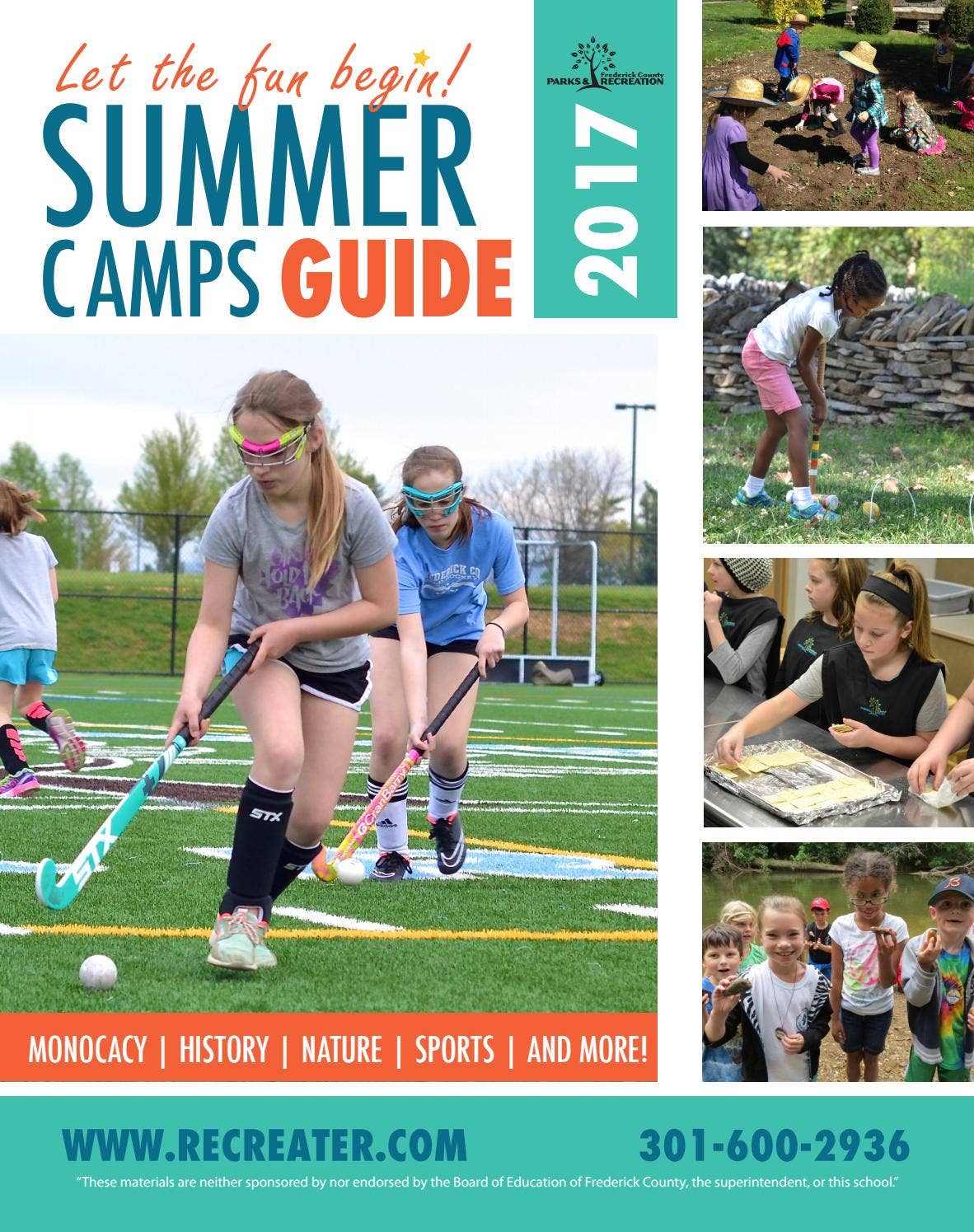 Summer 2017 Recreater by Frederick County Parks and Recreation - Issuu