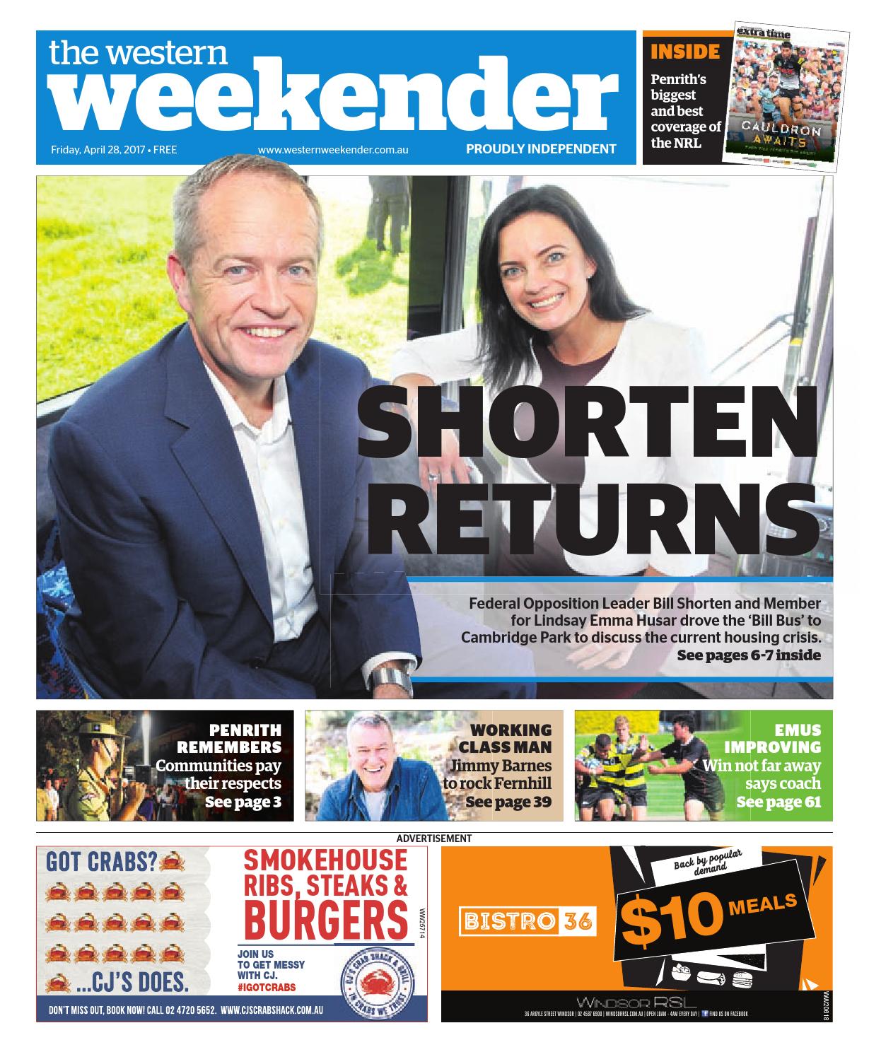 Western Weekender April 28 by Western Sydney Publishing Group Issuu