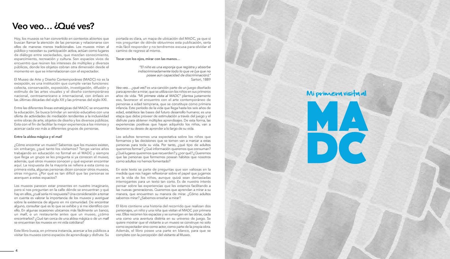Mi primera visita al MADC by Museo de Arte y Diseño Contemporáneo - Issuu