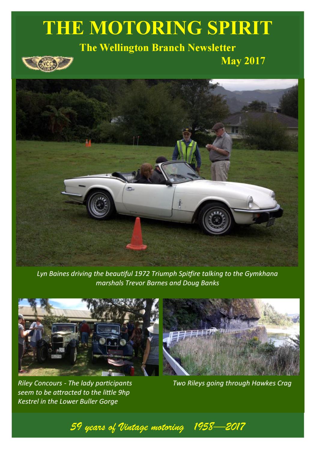 Wellington VCC May 2017 by Vintage Car Club of New Zealand Issuu