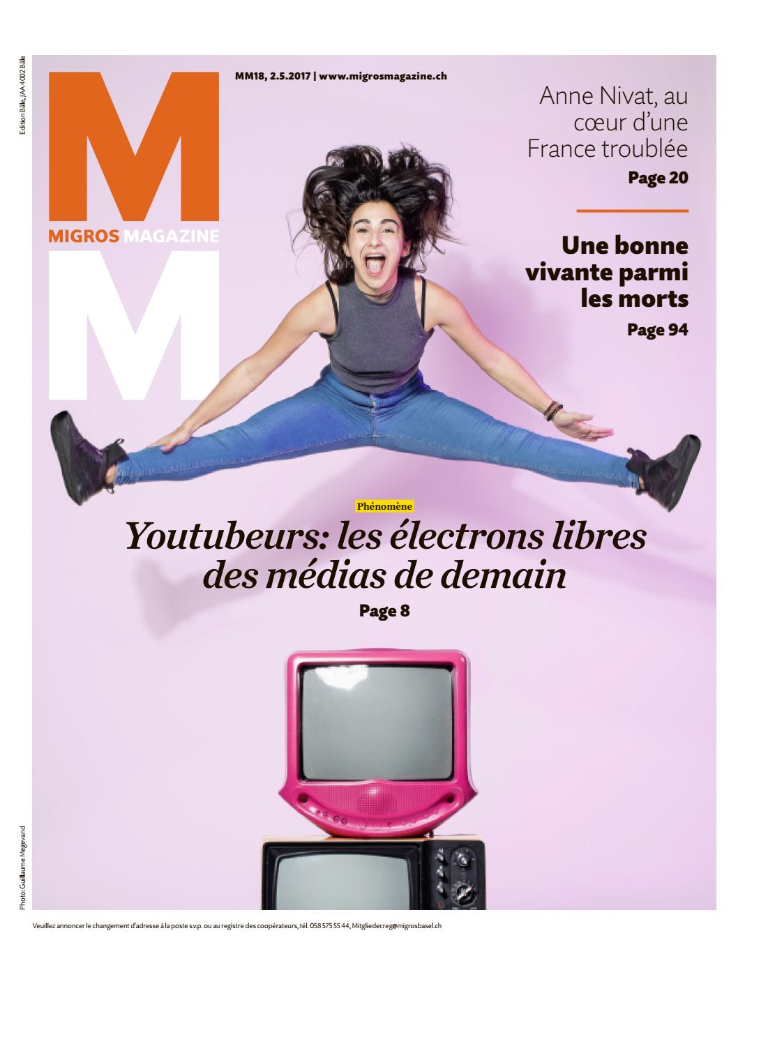 Deux Youtubeurs Prennent Geneve Pour Un Circuit Migros magazin 18 2017 f bl by Migros-Genossenschafts-Bund - Issuu
