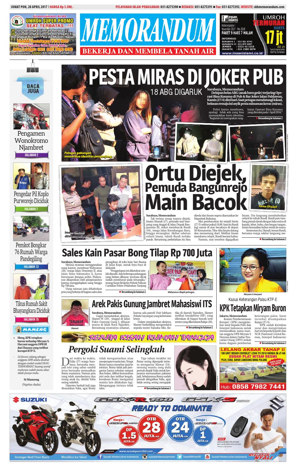 Memorandum Edisi 28 April 2017 By Memorandum Issuu