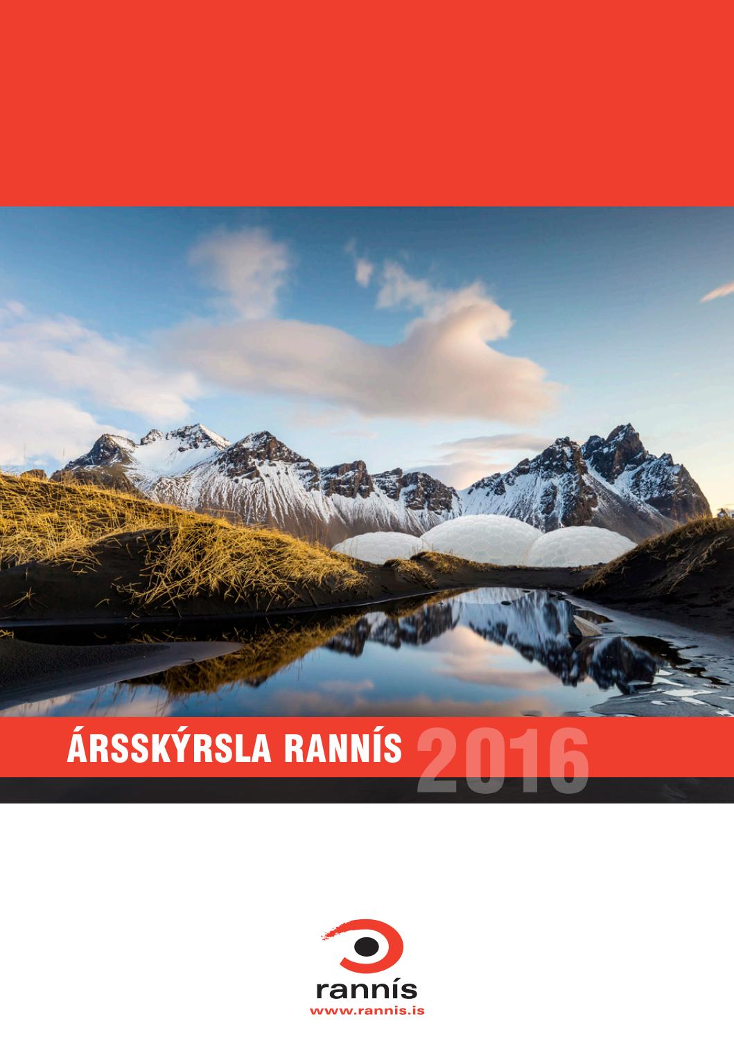 Ársskýrsla Rannís 2016 by Rannís - Issuu