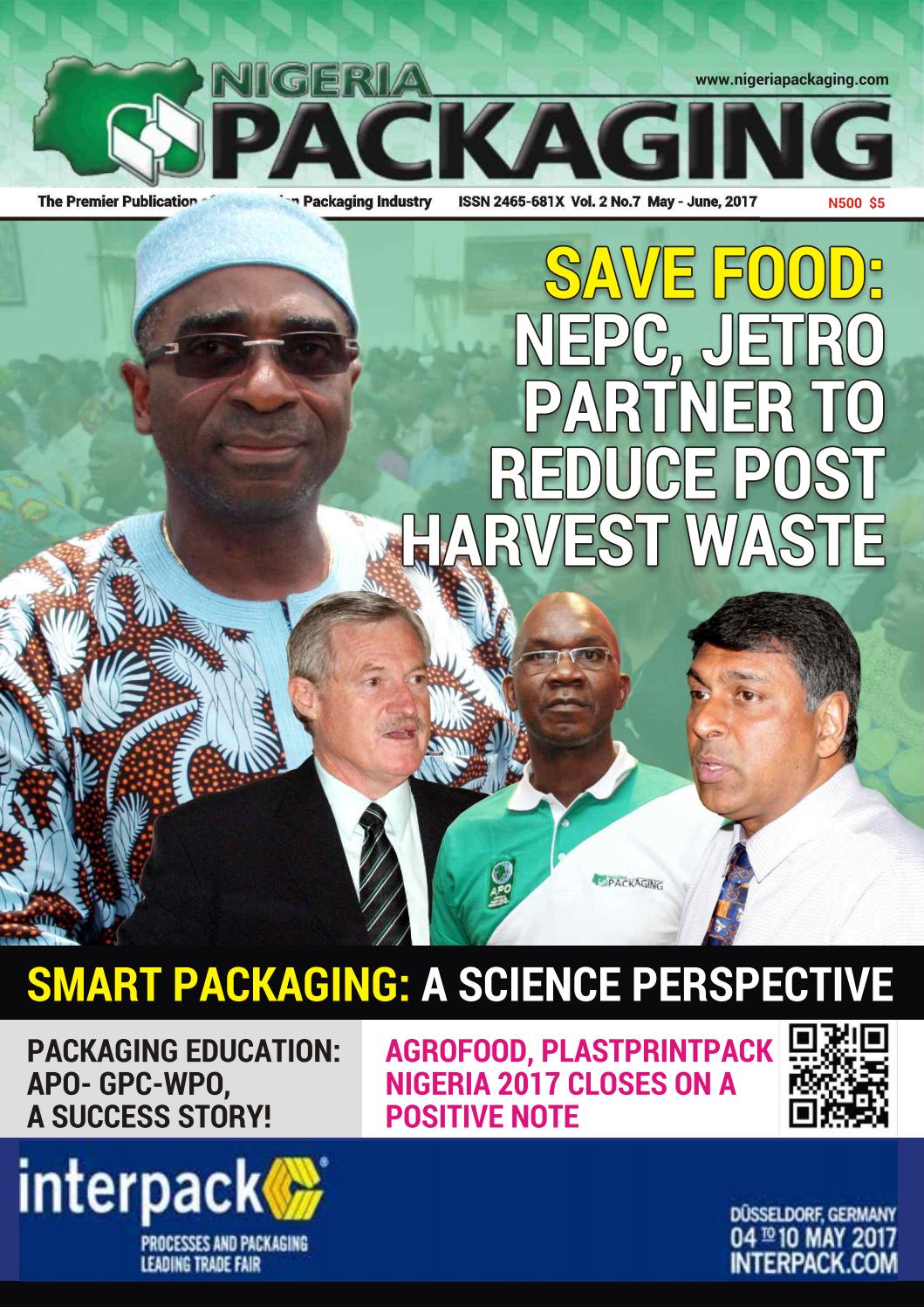 Nigeria packaging journal issue 10 May June 2017 by Nigeria