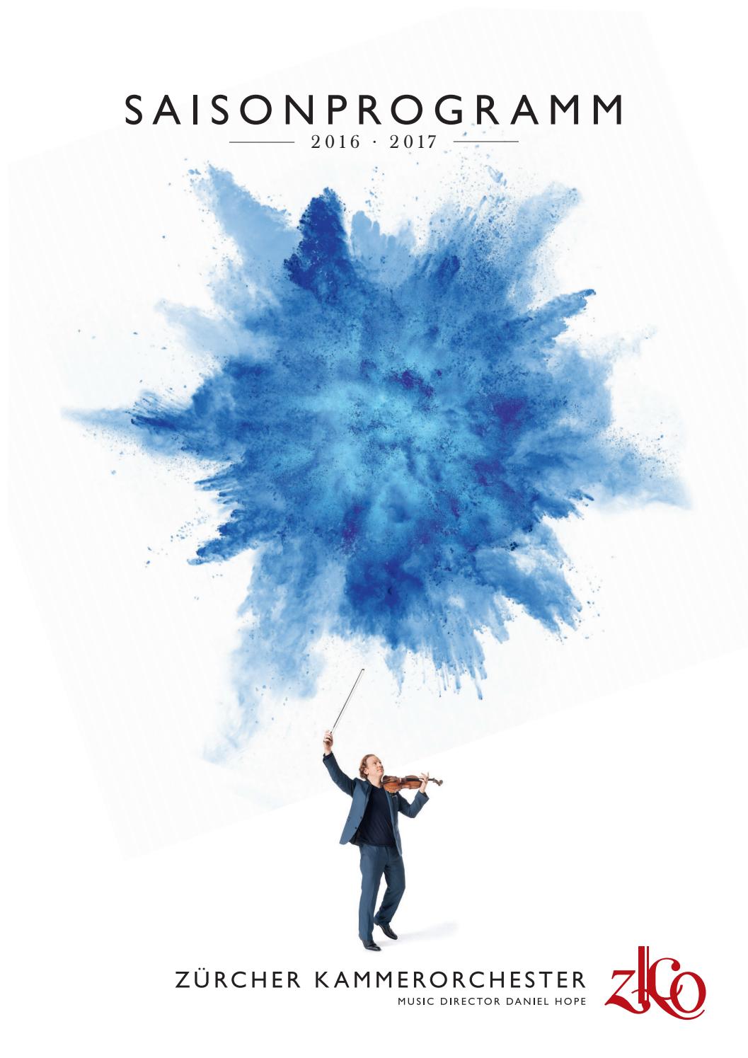 Zko Saisonprogramm 2016 17 By Zurcher Kammerorchester Issuu