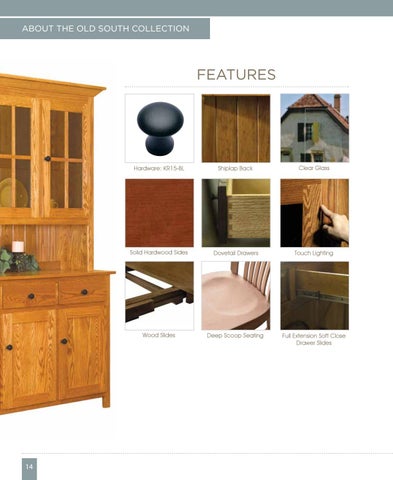 Heritage Amish Furniture 家具目录 · Genuine 橡木 Design 2017 第 14 页