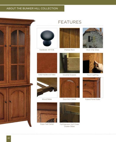 Heritage Amish Furniture 家具目录 · Genuine 橡木 Design 2017 第 22 页