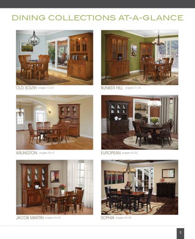 Heritage Amish Furniture 家具目录 · Genuine 橡木 Design 2017 第 5 页