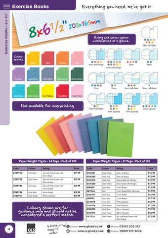 GLS Exercise Books, Stationery, Art × Design and Classmates 2017 第 12 页