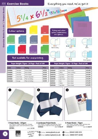 GLS Exercise Books, Stationery, Art × Design and Classmates 2017 第 14 页