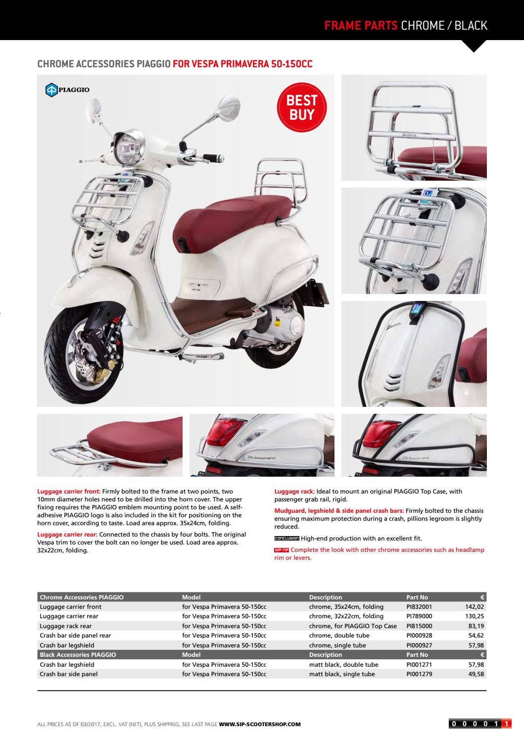Catalogue SIP for Modern Vespa 2017/2018 by SIP Scootershop GmbH