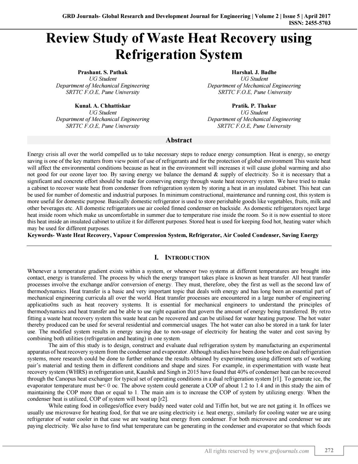 Waste heat recovery project image