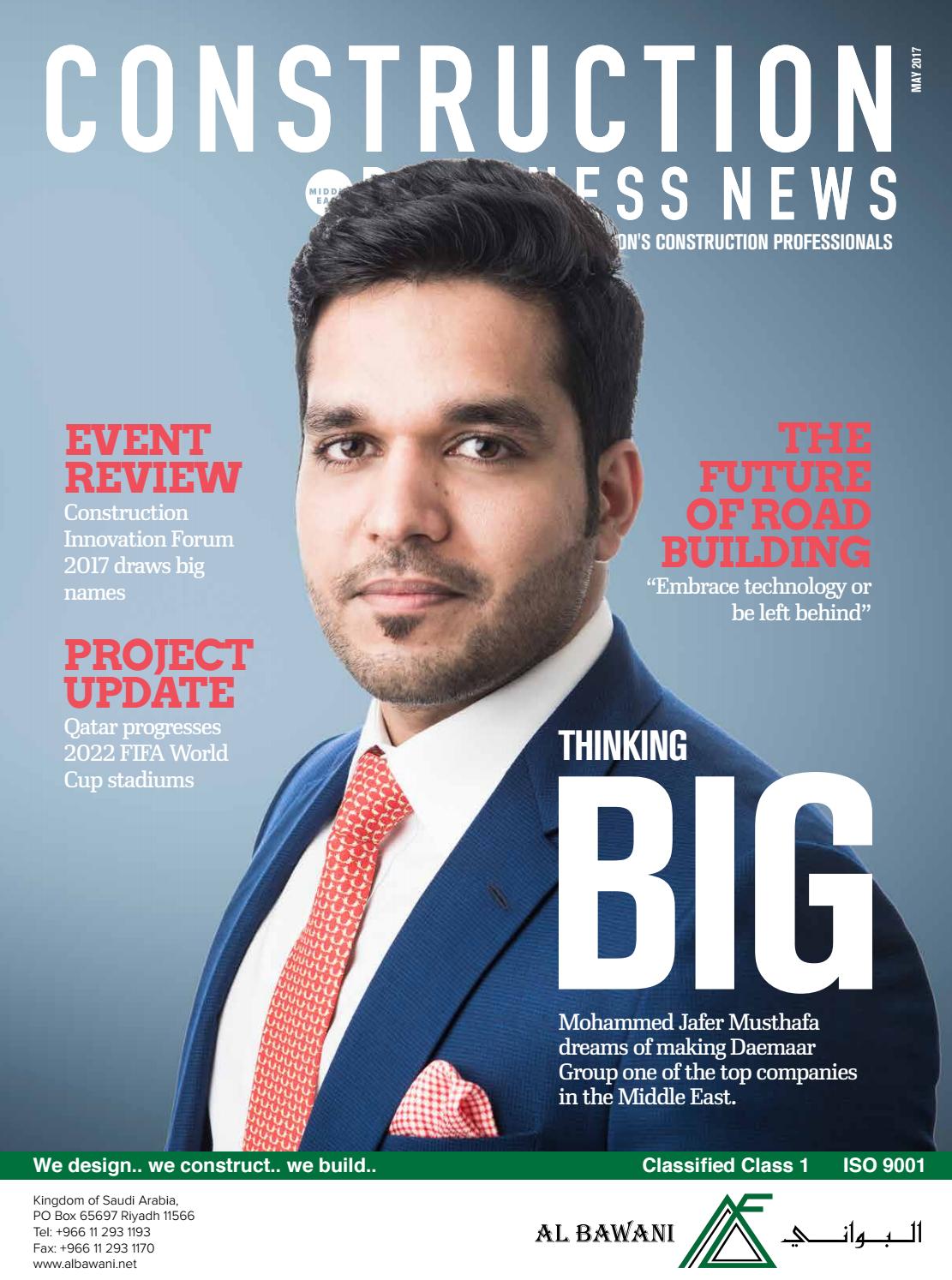 Construction Business News ME May 2017 by BNC Publishing Issuu