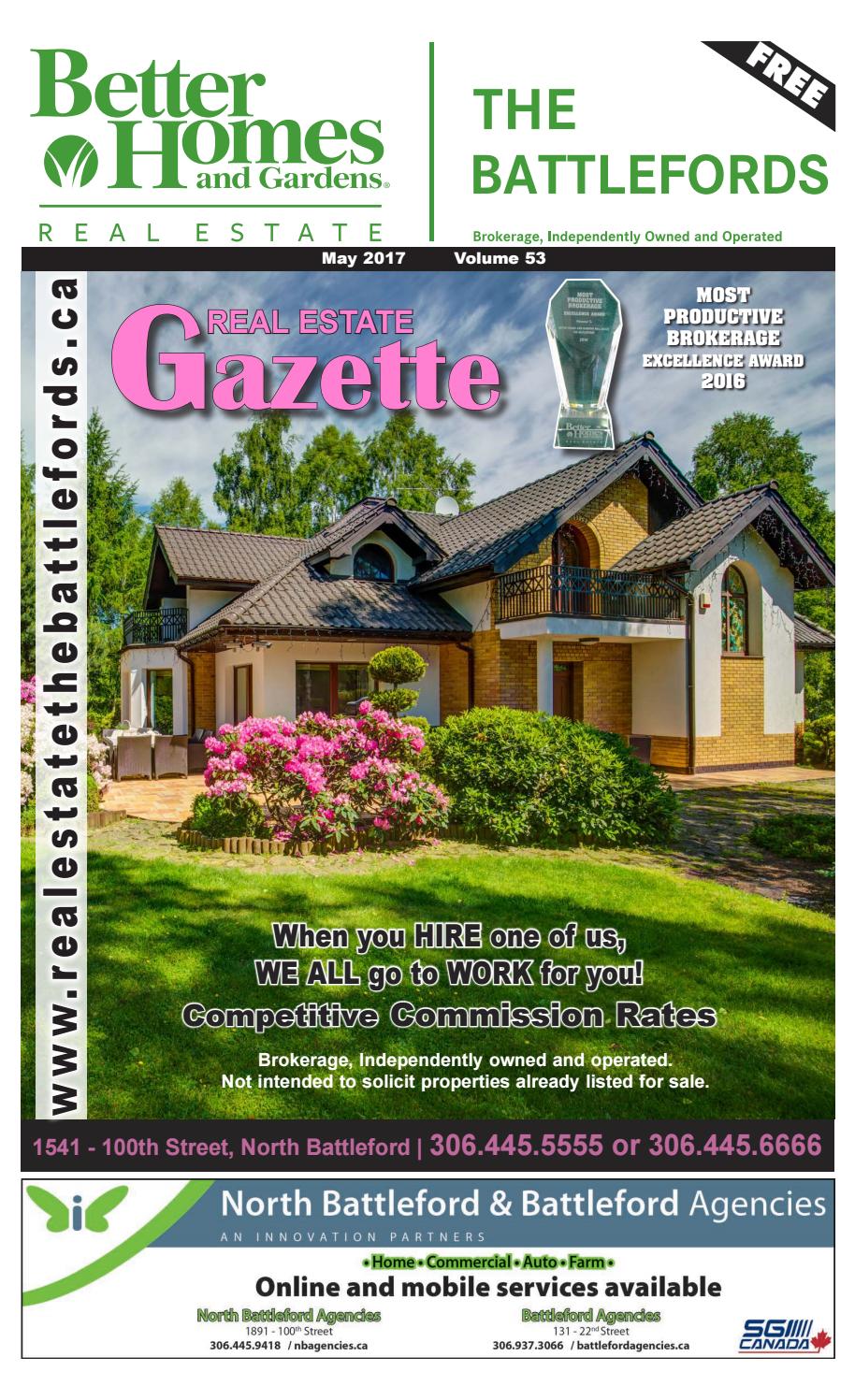 Real Estate Gazette May by Battlefords News Optimist Issuu