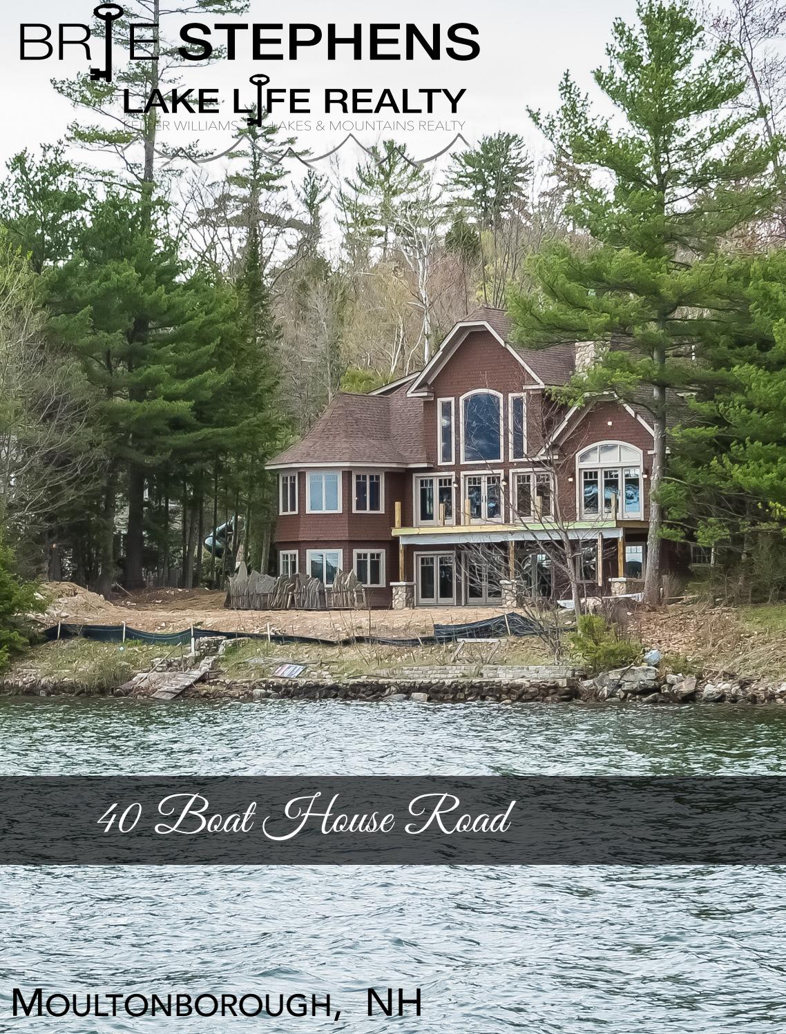 40 Boathouse Road Moultonborough, NH by LAKE LIFE REALTY Brie Stephens