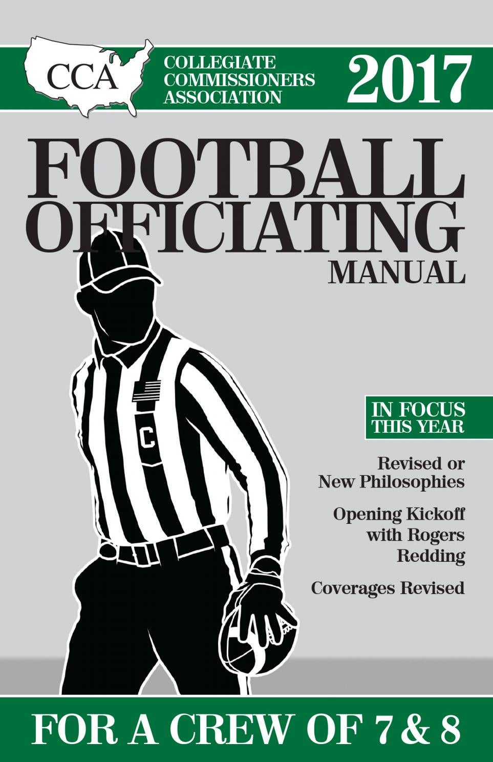 2017 CCA Crew of 7 & 8 College Football Officiating Manual by Referee Magazine - issuu