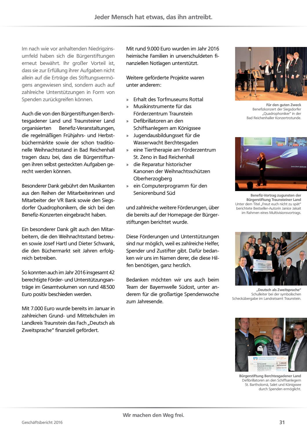 Geschaftsbericht 2016 By Volksbank Raiffeisenbank Oberbayern