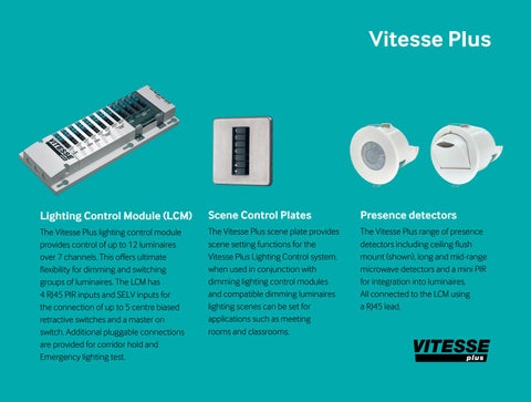 CP electronics Vitesse Plus Pre-set Configurations v2.1 第 2 页