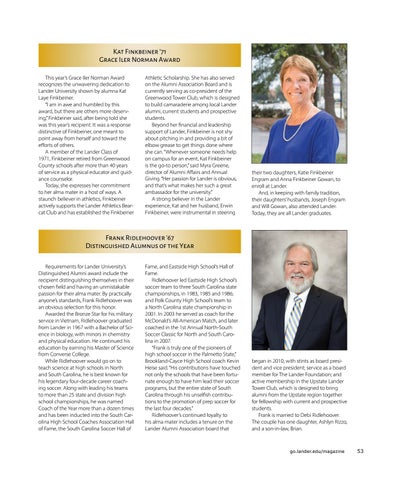 Lander Magazine Spring 2017 by Lander University - Issuu