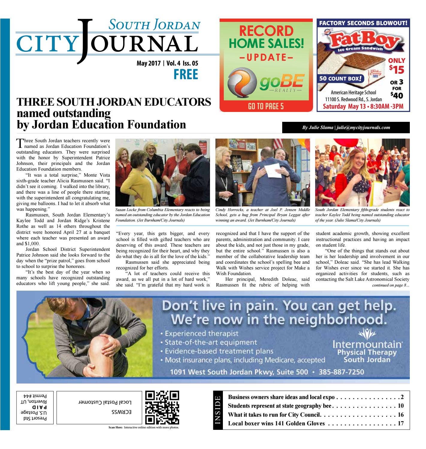 South Jordan Journal May 2017 by The City Journals - Issuu