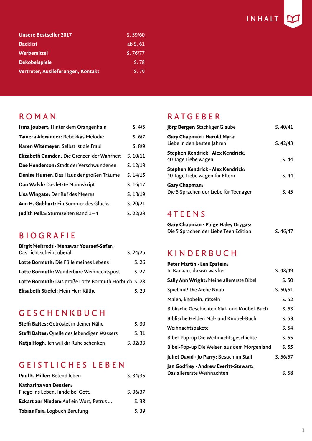 Vorschau Herbst 2017 Verlag Der Francke Buchhandlung By Verlag