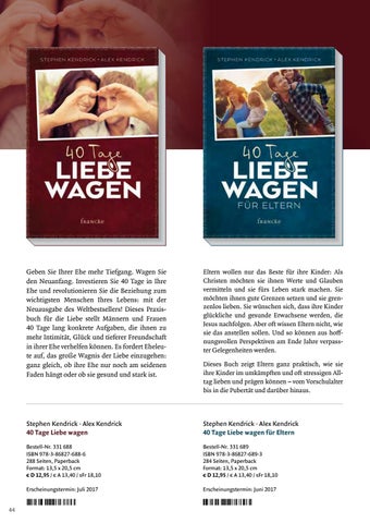 Vorschau Herbst 2017 Verlag Der Francke Buchhandlung By Verlag