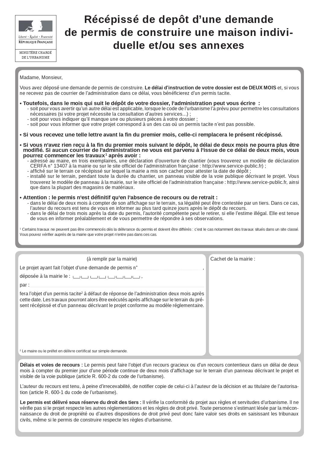 Permis de construire maison individuelle cerfa 13406 05 by Argelès-sur