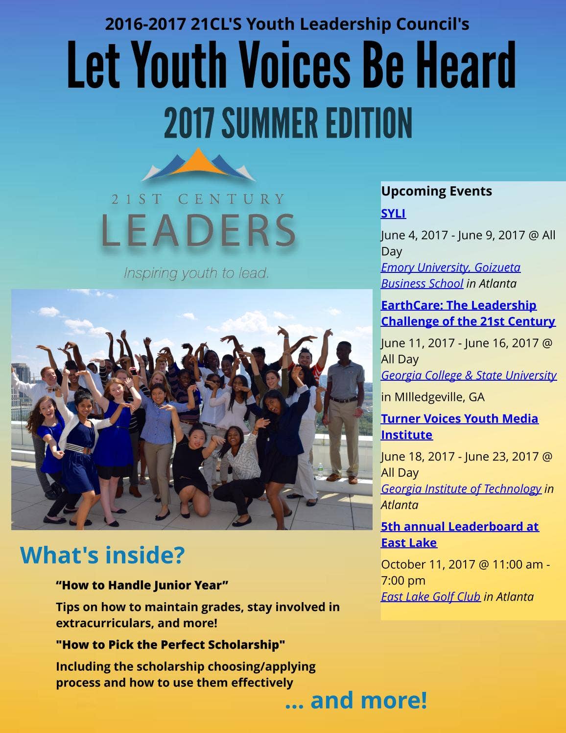 21CL Let Youth Voices Be Heard: 2017 Summer Edition by 21st Century ...