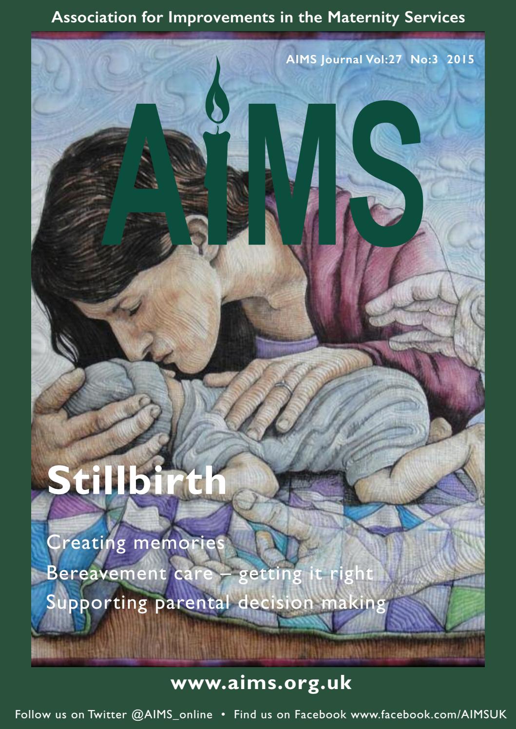 AIMS Journal Vol 27 No 3 2015 Stillbirth by AIMS (Association for