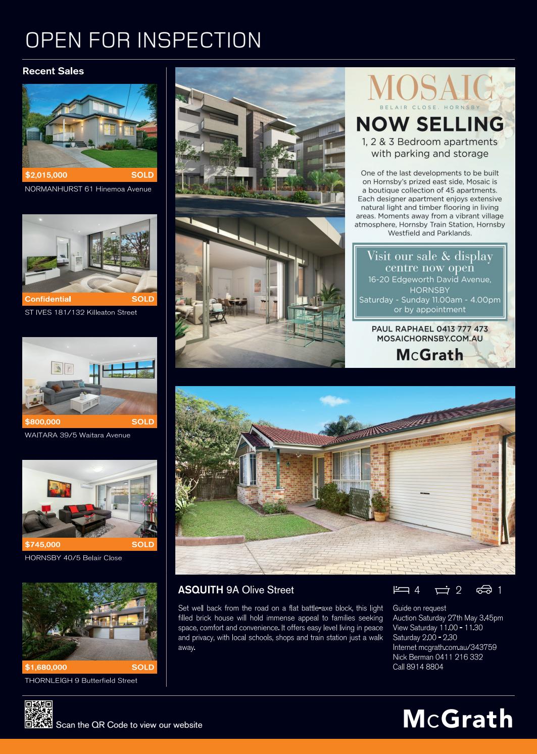 Open For Inspection McGrath Hornsby by McGrath Estate Agents Issuu