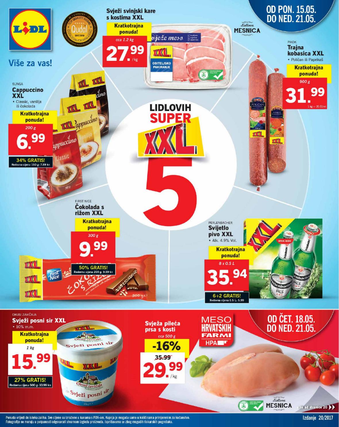 Lidl katalog supermarketa od 15 21 05 2017 by Catalog.hr Issuu