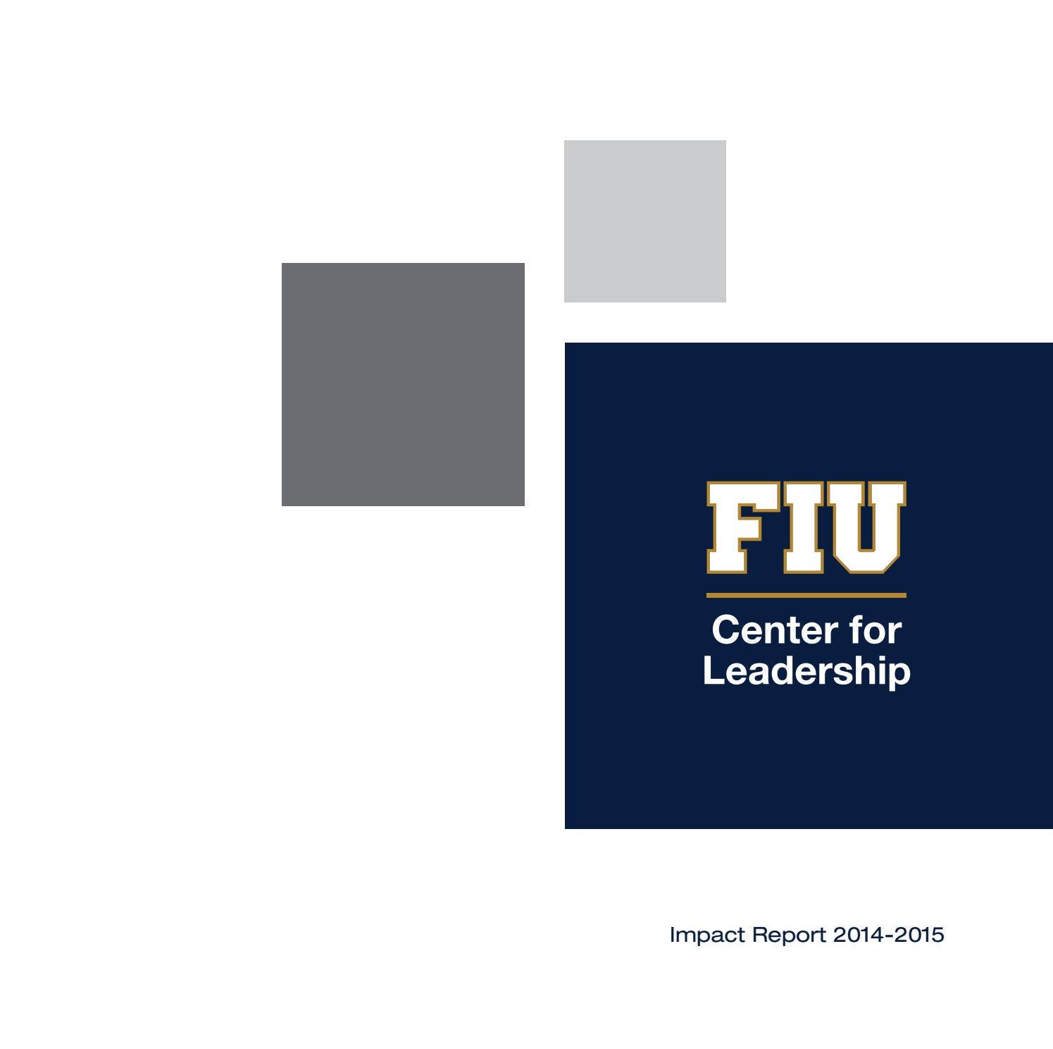 FIU CFL Impact Report 2015 by FIU - Issuu