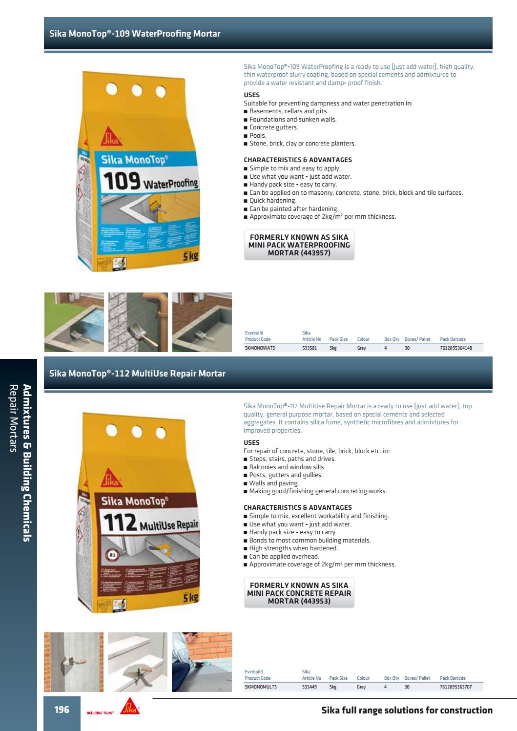 Sika Everbuild Catalogue 2017/2018 by Sika Everbuild Issuu