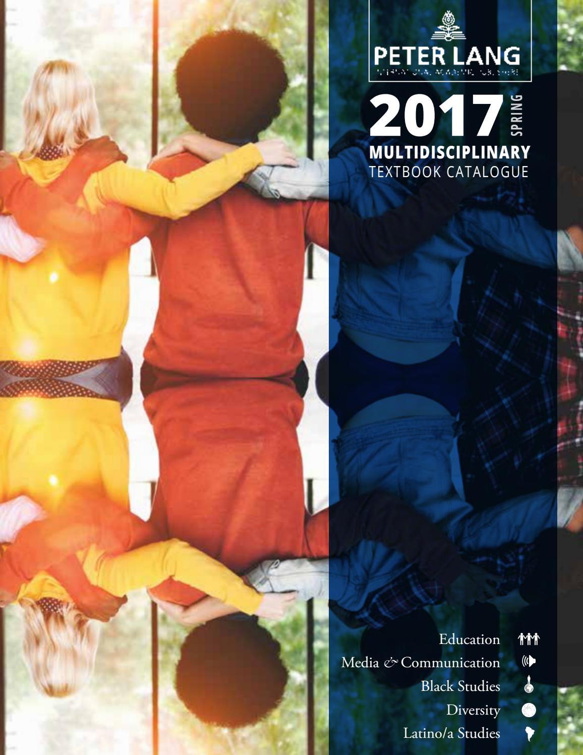 Multidisciplinary Textbook Catalogue Spring 2017 by Peter Lang