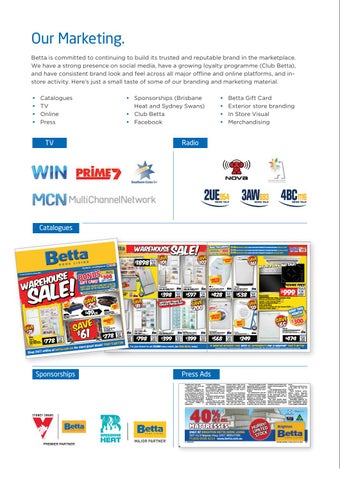 Betta Home Living 家具目录 · Franchise Opportunity document 第 6 页