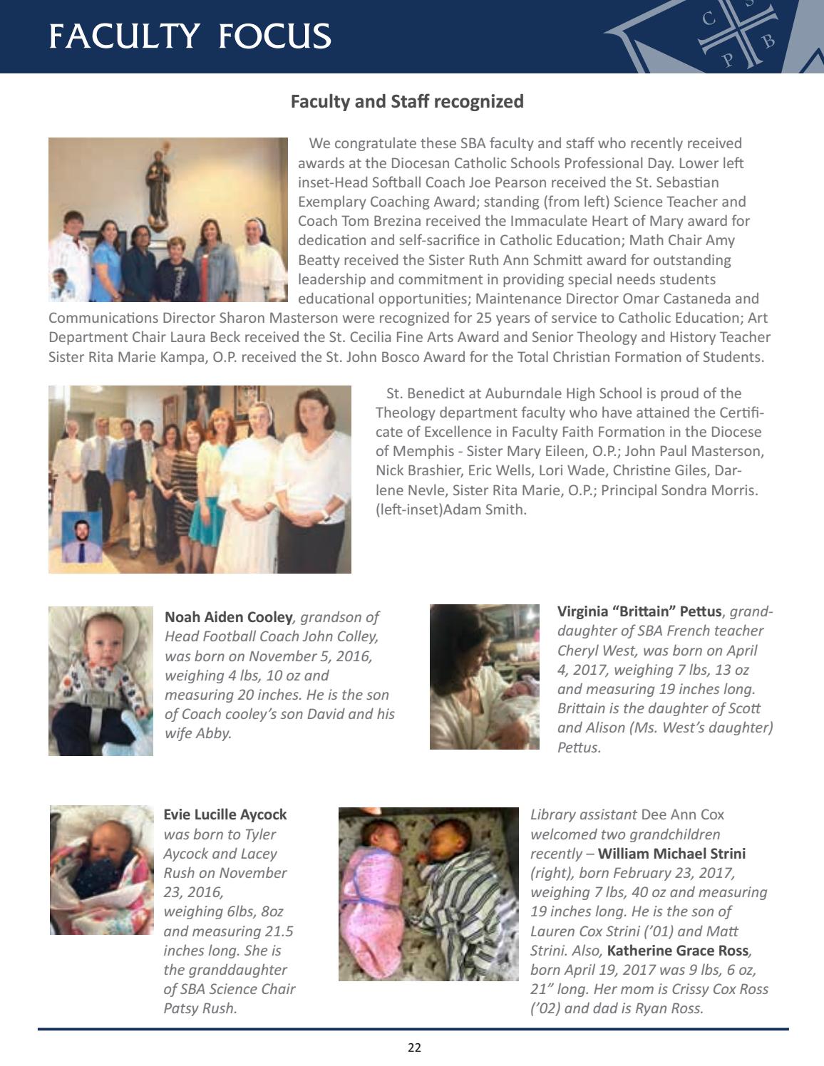 On Eagles Wings Winter Spring 2017 by Saint Benedict at Auburndale - Issuu