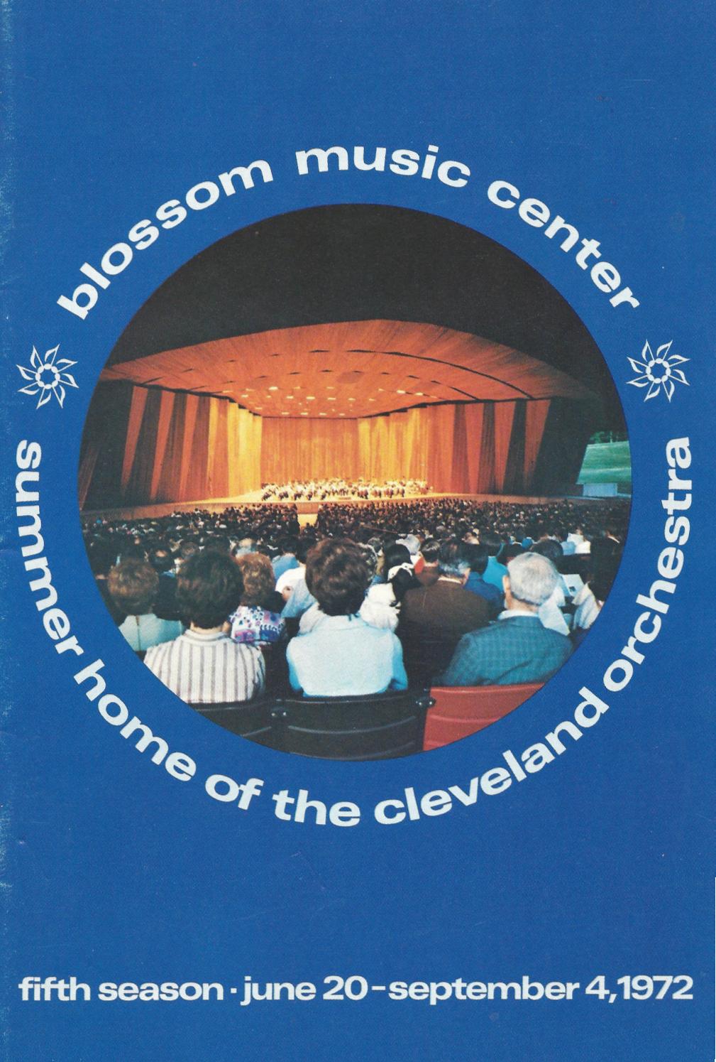 Cleveland orchestra blossom music center robert shaw conducting by Shaw