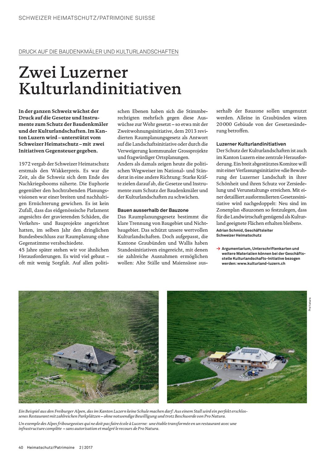 Heimatschutz/Patrimoine 22017 by Schweizer Heimatschutz Issuu